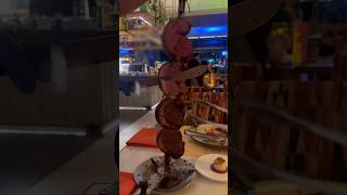 brazilian steakhouse steak picanha beef lamb grill smokedmeat brazil food foodie viral [upl. by Erdnaid]