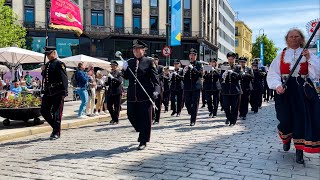 Korpsglede Oslo 2023 Nøtterøy musikkorps Egertorget [upl. by Leavy]