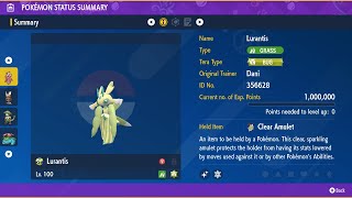 Lurantis  Solo  7 Star Serperior Raid  Pokemon ScarletViolet [upl. by Savell]