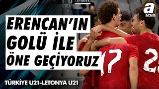 GOL Erencan Yardımcı Türkiye U21 10 Letonya U21  U21 Avrupa Şampiyonası Elemeleri  11102024 [upl. by Victory]