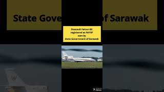 Dassault Falcon 8X registered as N410F own by State Government of Sarawak [upl. by Goody]