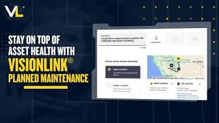 VisionLink®  Learn about Planned Maintenance [upl. by Egiedan]