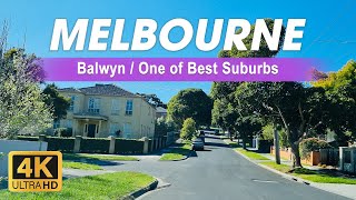 BALWYN  One of Melbourne’s Best Suburbs  Drivethrough Balwyn North and Balwyn  Australia  4K [upl. by Emoraj66]