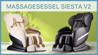 Massagesessel  Siesta V2 Produktvorstellung [upl. by Anitsrhc230]