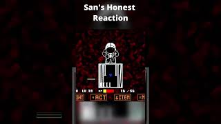 Sans Honest Reaction to that Information dusttalesans dustsans undertalefangame [upl. by Kcajyllib]