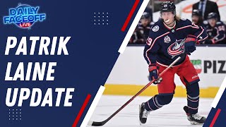 Patrik Laine Update  Columbus Blue Jackets  Daily Faceoff Live [upl. by Seaton]