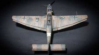 Airfix 148 junkers Ju87 R2B2 Stuka Build  Aircraft  Vulcan [upl. by Anod]