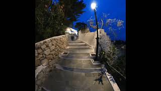 Skiathos night walk to the Clock Tower [upl. by Ninahs256]