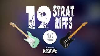 19 STRAT RIFFS MUSIC HISTORY OF THE STRATOCASTER  BIAS FX [upl. by Aihsram]