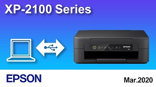 How to Connect a Printer and a Personal Computer Using USB Cable Epson XP2100 NPD6464 [upl. by Flem]