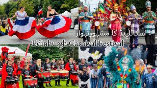 Edinburgh Carnival Festival 2024 West Princes Street Garden 4K 🌟 edinburgh scotland [upl. by Jerman343]