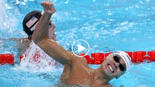 DAVID POPOVICI BECOMES FIRST ROMANIAN MAN TO WIN GOLD AT AN OLYMPICS AFTER 200 FREE WIN [upl. by Ab]