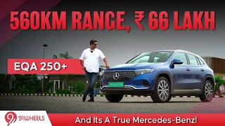 MercedesBenz EQA 250 EV 120km Range Test amp Review  Most Affordable Luxury Electric Car in India [upl. by Retrop]