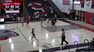 Spartan Girls Basketball vs Prescott [upl. by Lemrej]