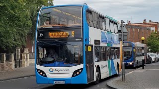 Buses at Cleethorpes Pier amp Grimsby Bethlehem Street 22082024 [upl. by Maite]