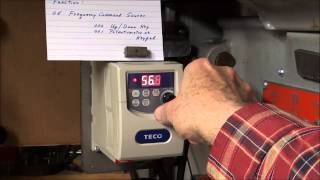 MACHINE SHOP TIPS 140 Programming the VFD Variable Frequency Drive tubalcain [upl. by Esirec]