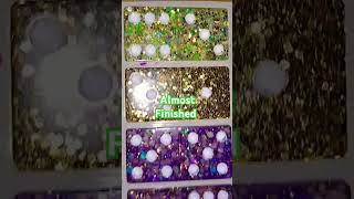 Handmade Mardi Gras themed Dominoes resinartist smallbusiness dominoesshorts [upl. by Aufmann]