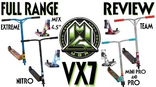 MGP VX7 COMPLETE RANGE amp MFX 45quot DECK REVIEW  Broadway Pro Scooters [upl. by Aikan]