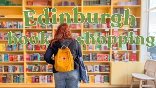 A bookshop tour of Edinburgh 📚 [upl. by Fabrin]