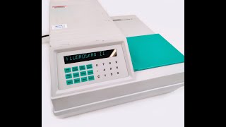 Labsystems Titertek Fluoroskan II Fluorescent Microplate Reader 371 96 Well [upl. by Maggio347]