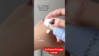 Oriflame Novage review skincare oriflame shorts [upl. by Hebner]