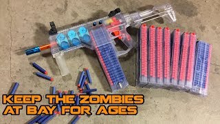 400 NERF Dart Fullauto HvZ Loadout The Dominator is a BEAST  Walcom S7 [upl. by Gnivre19]