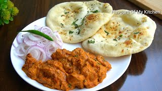 Tandoori Roti on Tawa Butter Chicken Restaurant Style at Homeघर में लोहे के तवे पर तंदूरी रोटी बनाए [upl. by Gereron]