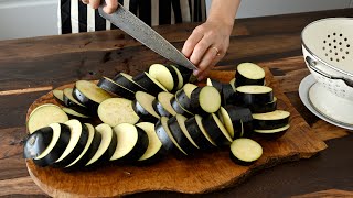 Die perfekte Aubergine Ein Rezept so gut es muss geteilt werden [upl. by Marashio]