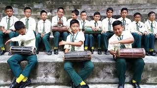 YOUNG PERCUSSIONISTS OF GYANODAYA  Promoting Nepali Folk Musical Instruments [upl. by Eladal]