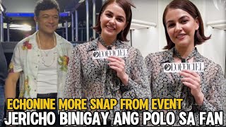 LOOK ECHONINE JANINE GUTIERREZ AT JERICHO ROSALES KANYA KANYANG EVENT KAGABI ECHO BINIGAY ANG POLO [upl. by Barnie]