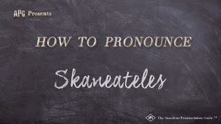 How to Pronounce Skaneateles Real Life Examples [upl. by Acim132]