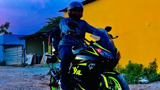 Ninja 250 FI modif touring  Ninja 250 Fi Adventure  anti pegal  Ninja 250 Fi ganti stang fatbar [upl. by Lona]