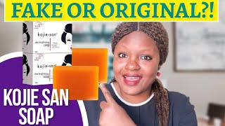 Latest HOW TO QUICKLY IDENTIFY FAKE OR ORIGINAL KOJIE SAN SOAP  Simply Shuga [upl. by Spitzer257]