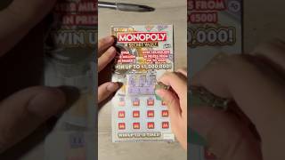 5 Monopoly Secret Vault Ticket shorts shorts30 lottery monopoly scratchoffs [upl. by Atteve429]