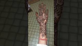 Beautiful mini Rose flower mehndi design tranding mehndi [upl. by Anama812]