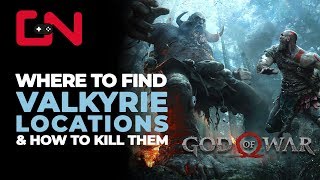 God of War Valkyrie Locations amp How to Kill Them [upl. by Aniras]