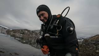 Dykking etter blåskjell i Straumen  Kvæfjord Scuba diving for mussels [upl. by Nij]