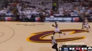 Lebron James does biggest travel of all time and there is no call [upl. by Ahsele219]