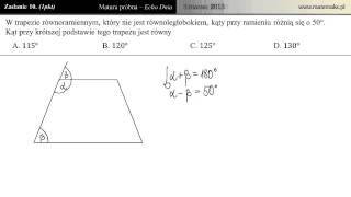 Zadanie 10  Matura próbna 05032013 Echo Dnia [upl. by Holloway489]