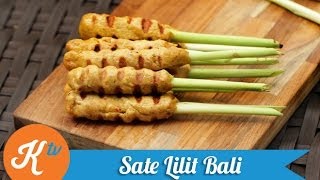 Resep Sate Lilit Bali Balinese Satay Lilit Recipe Video  YUDA BUSTARA [upl. by Ailgna818]