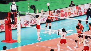 【2023春高決勝】古川学園 vs 誠英 第２セット 北窓絢音、タピア アロンドラ ＜女子バレーボール＞ [upl. by Alolomo]