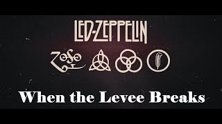 Led Zeppelin quotWhen the Levee Breaksquot 1970 Unique Video [upl. by Medarda241]