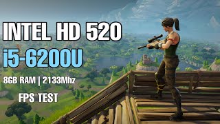 Fortnite OG on i5 6200U 8gb ram INTEL HD 520 Fps Test [upl. by Lirbaj838]