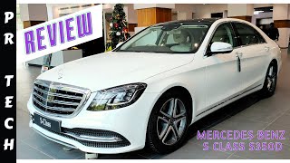 Mercedes Benz S Class S350d 2019 Detailed Review amp Features  PR techs [upl. by Emmye212]