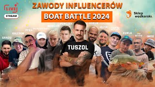 ZAWODY INFLUENCERÓW BOAT BATTLE 2024  WIELKIE OTWARCIE SALONU WĘDKARSKIEGO [upl. by Brear]