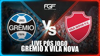 Live pós jogo do Farid Germano Filho  GRÊMIO x Vila Nova [upl. by Anait566]