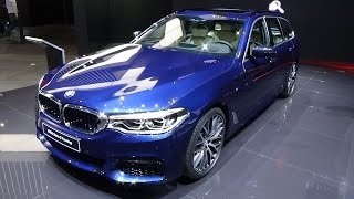 2018 BMW 530d xDrive Touring  Exterior and Interior  Geneva Motor Show 2017 [upl. by Elatnahc]