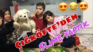 Çiğköfte’den Slime yaptık [upl. by Cristionna]