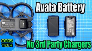 DJI Avata Battery  Lithium Ion Polymer amp Why No 3rd Party Chargers [upl. by Ymas203]