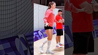 😱 Zehra Gunes 👅 Women Hat Fans shorts volleyball youtubeshorts [upl. by Jori]